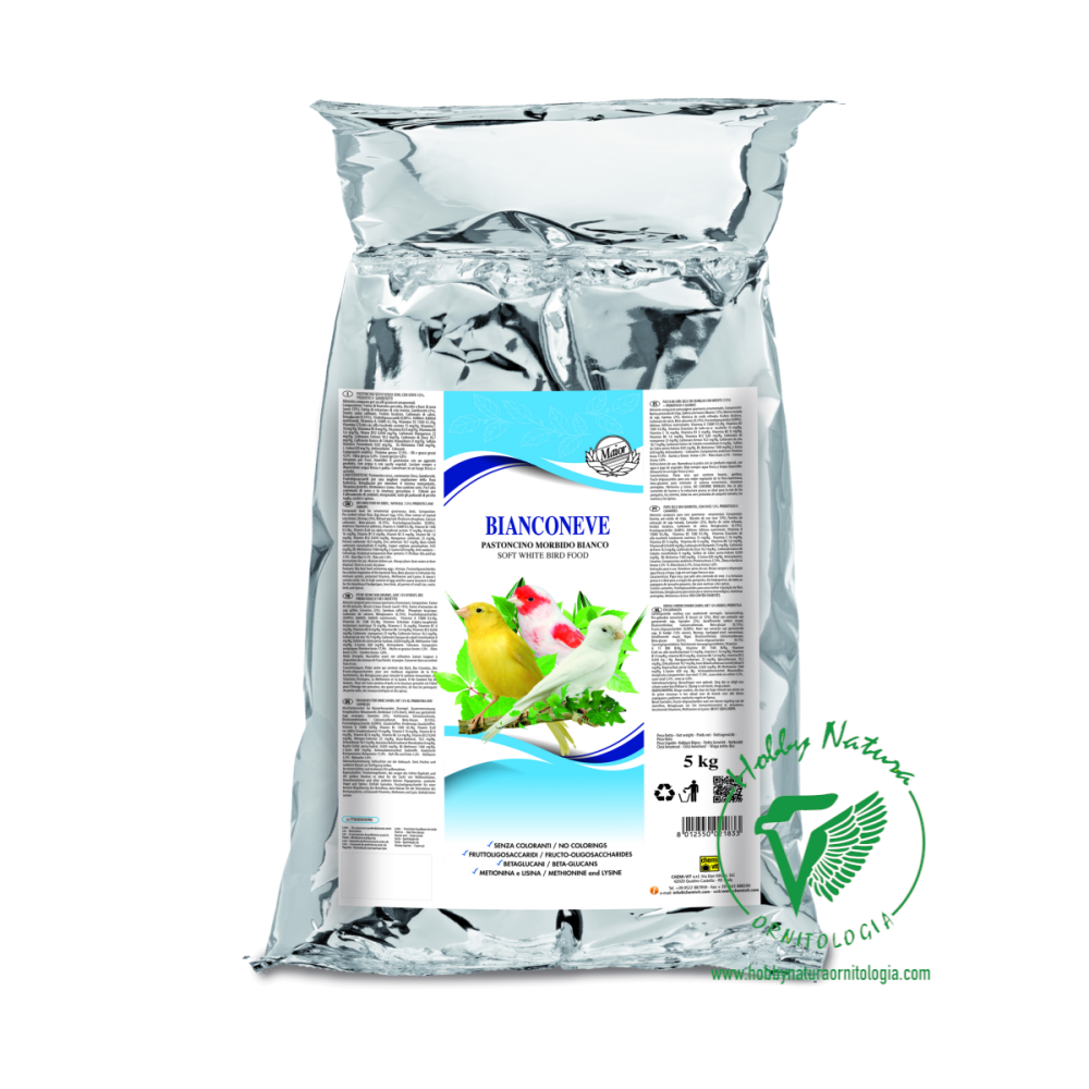 Eggfood bianco neve softvwith prebiotic chemi-vit: request information from  Hobby Natura Ornitologia | Hobby Natura Ornitologia