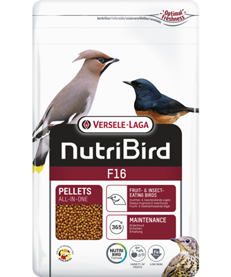 F16 Nutribird estruso  per uccelli frugivori/insettivori